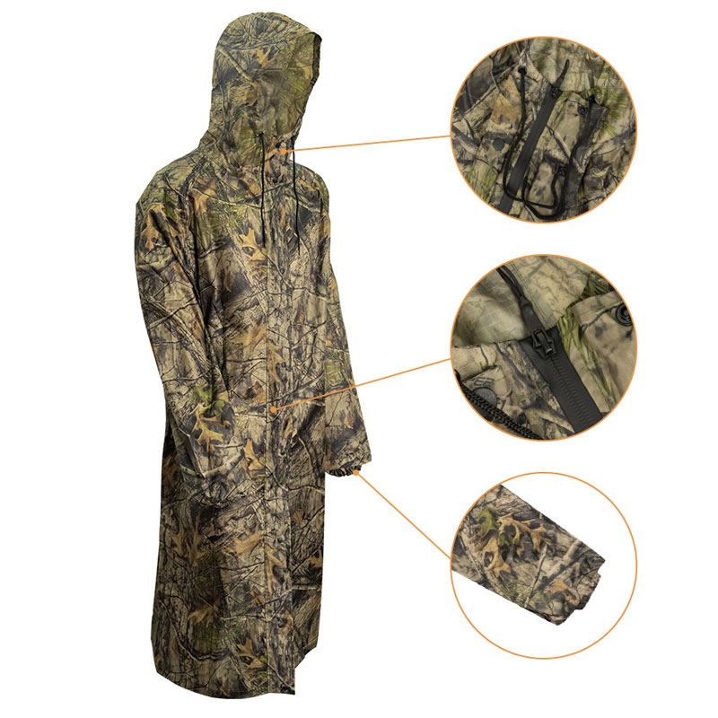 Impermeável Longo Camuflagem p - Fishing Rain Suit avaliação e preço