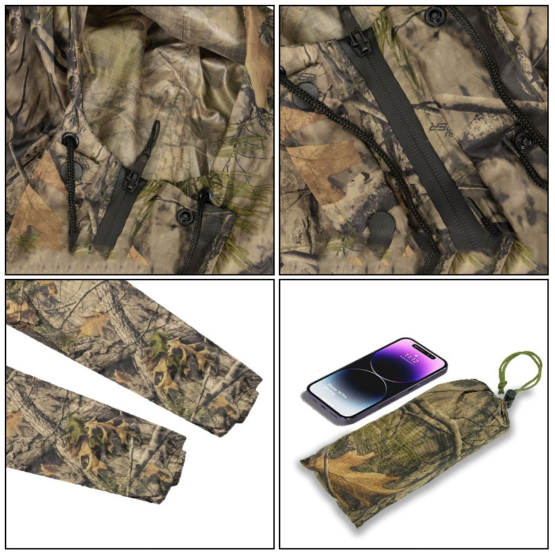 Impermeável Longo Camuflagem p - Fishing Rain Suit avaliação e preço