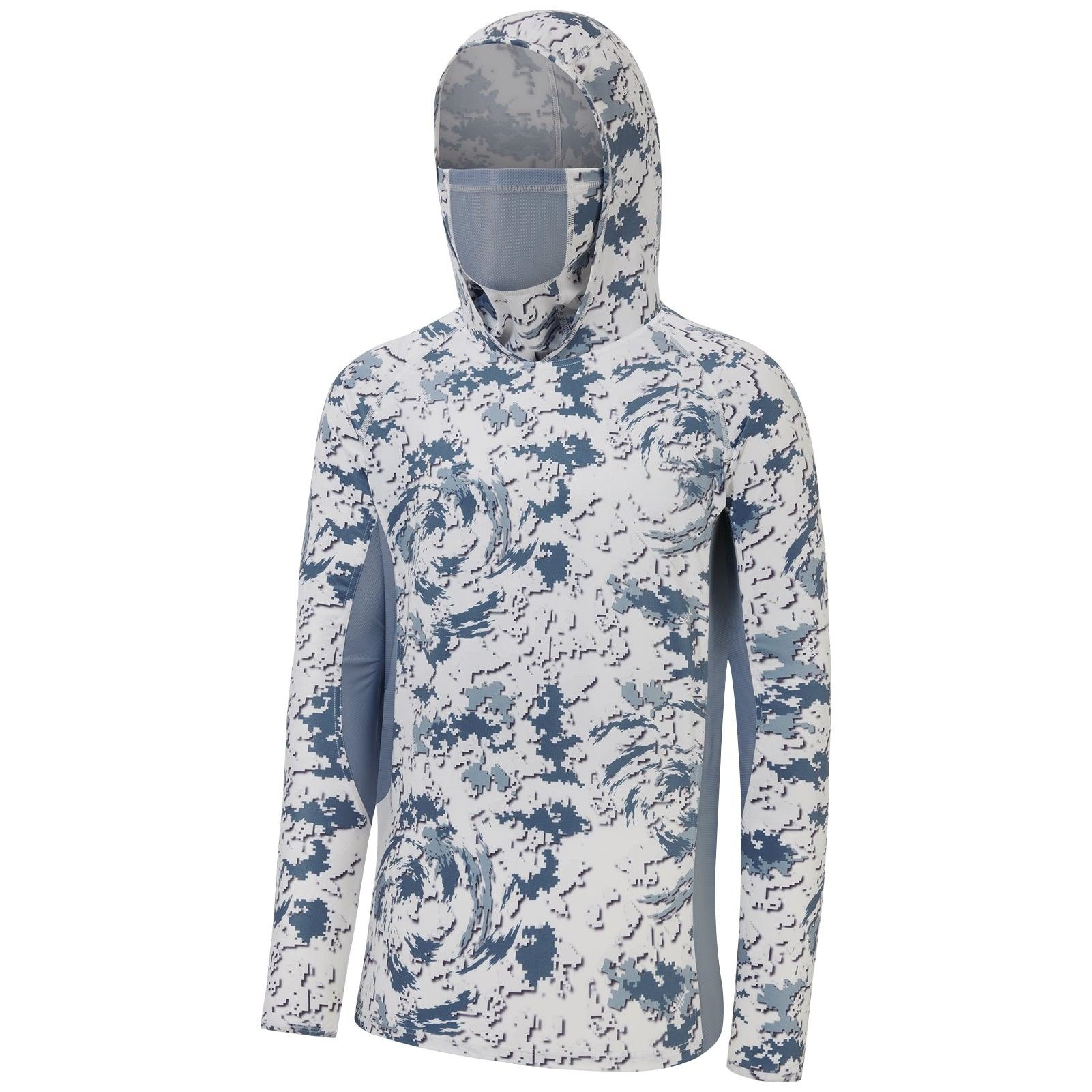 Camisa com capuz e estampa de  - Fishing Mask Sun Protection avaliação e preço