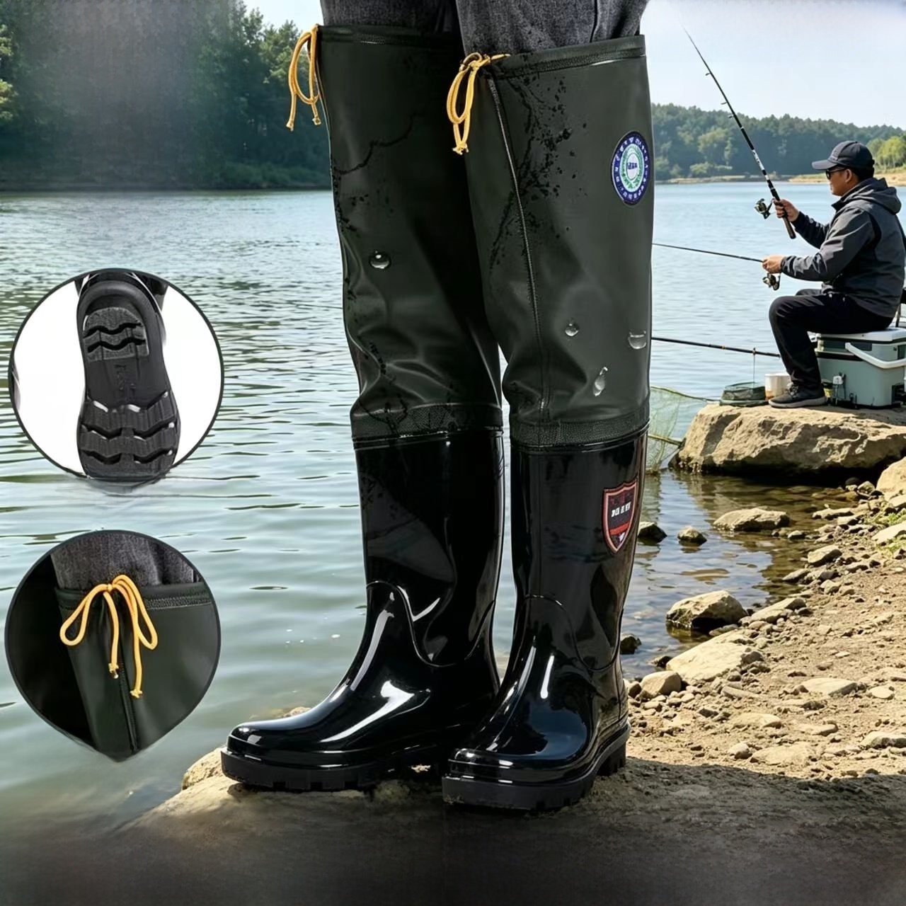 Botas de Chuva Reforçadas Acim - Fishing Rain Suit avaliação e preço