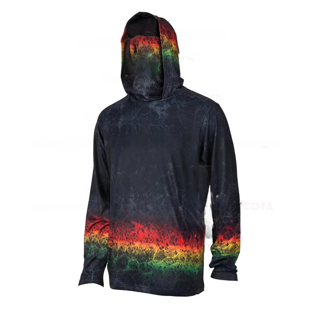 Camisa de Pesca com Capuz para - Fishing Shirt Uv Protection avaliação e preço